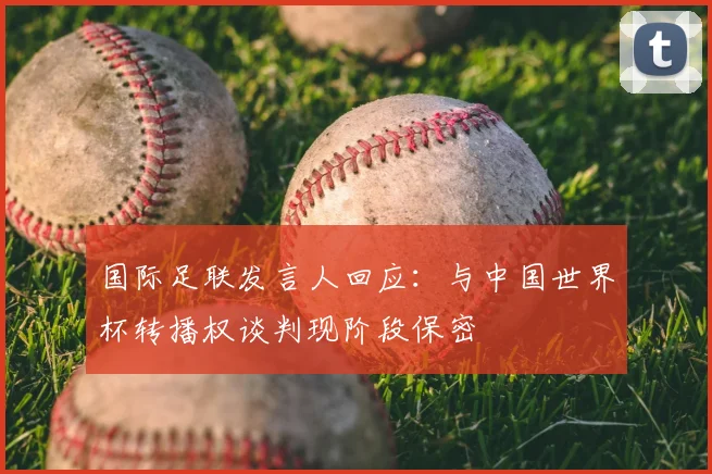 国际足联发言人回应：与中国世界杯转播权谈判现阶段保密